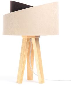 BPS Koncept Galaxy stolová lampa 1x60 W zlatá-dreva-hnedá-béžová 060S-019