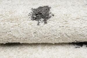 Kusový koberec shaggy Punta krémový 300x400cm