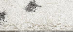 Kusový koberec shaggy Punta krémový 80x150cm