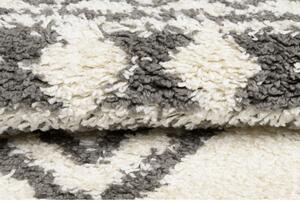 Kusový koberec shaggy Panga krémový 60x100cm