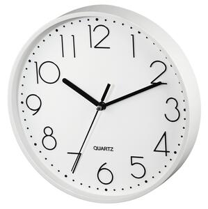 Hama 186387 - PG-220, nástenné hodiny, priemer 22 cm, tichý chod, biele