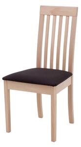 Buková stolička s čalúneným sedadlom SAMI