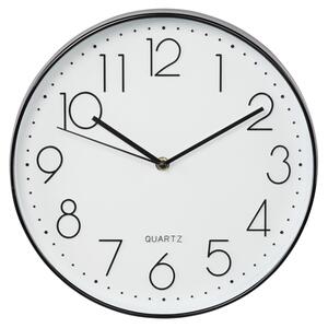 Hama 186389 - Elegance nástenné hodiny, priemer 30 cm, tichý chod, biele/čierne