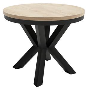 Jedálenský okrúhly dubový stôl s priemerom 100 cm
