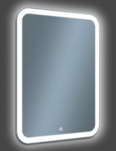 Venti Prima zrkadlo 60x80 cm odĺžnikový s osvetlením strieborná 5907722357915
