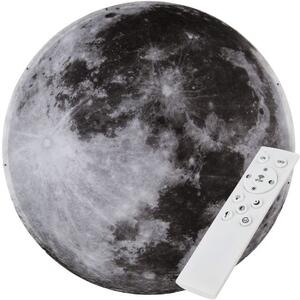 Abigali Moon nástenná lampa 1x24 W biela-čierna MOON