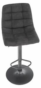 Kondela LAHELA SI/CI 0000277833 - stolička barová sivá/čierna