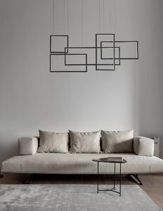 LED luster Cornice – Čierna