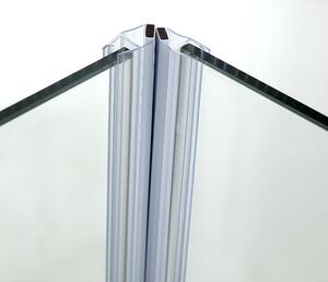 Hagser Amelia sprchovací kút 80x80 cm obdĺžniková chromová lesklé/priehľadné sklo HGR12000020