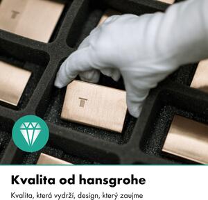 Hansgrohe AddStoris S - Polička 400 mm, kartáčovaný bronz 41794140