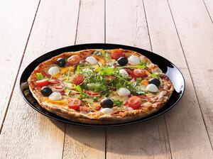 Plytký tanier Pizza Friends Time Black 32 cm LUMINARC