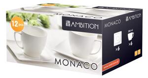 AMBITION Monaco šálky na kávu, 12 ks