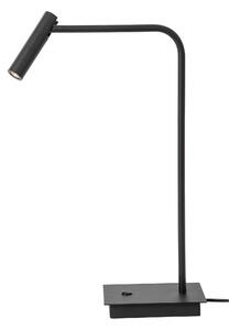 Dizajnová stolová lampa Sicily – Čierna