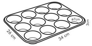 Tescoma Delícia 623222.00 - Forma 12 muffinov DELÍCIA 34x26 cm