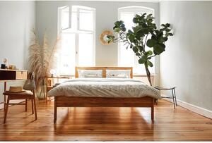 Dvojlôžková posteľ z dubového dreva 180x200 cm Pola - The Beds