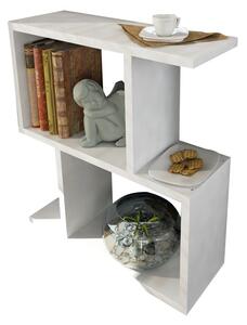 Kalune Design Odkladací stolík Karinus biely