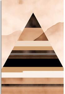 Obraz abstraktné tvary pyramída