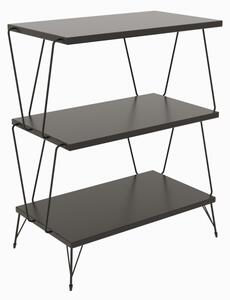 Kalune Design Odkladací stolík Lazandos antracitový