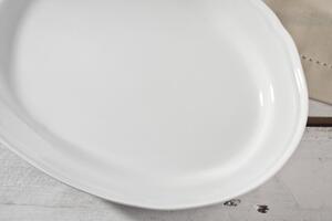 VICTORIA porcelánový oválny tanier, 35,5 cm