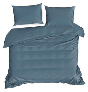 EUROFIRANY Hladká a ľahká posteľná bielizeň z kvalitnej bavlnenej tkaniny 180 cm x 200 cm tyrkysová satén 100% bavlna