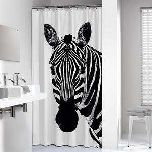 Sealskin Zebra sprchový záves 200x180 cm biela 800150