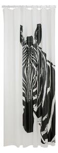 Sealskin Zebra sprchový záves 200x180 cm biela 800150