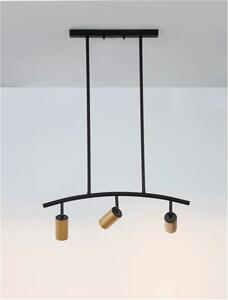 LED luster Pogno 722 čierne – GU10