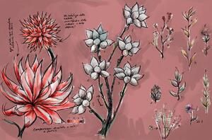 Umelá kvetina Chrysantemum L´OCA NERA 1P143, H85cm