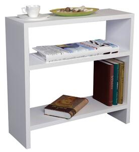 Kalune Design Odkladací stolík Silvanus biely