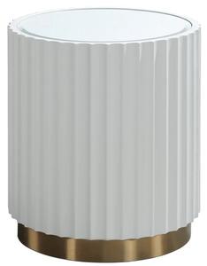 LivinHill Odkladací stolík Stilig ST708 45 cm zlatý/biely