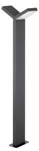 Vonkajšie LED lampa Park 2 x 6W 125 tmavo sivé – Sivá