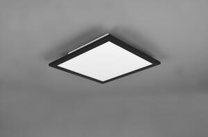 Stropné LED osvetlenie Alpha 29x29 cm, čierne