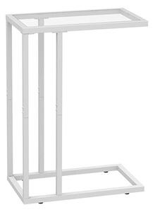 Odkladací stolík Vasagle Rivet 30 cm číry/biely