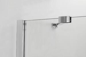 Hagser Gisa sprchovací kút 100x80 cm štvorcová chromová lesklé/priehľadné sklo HGR30000020