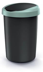 Prosperplast Odpadkový kôš COMPACTO 40 L čierny/zelený