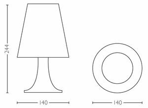 Philips 71795/30/P0 - LED Detská stolná lampa DISNEY STAR WARS 1xLED/2,3W/230V