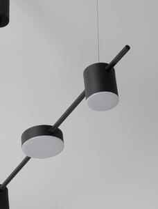Retro luster Nordik 127 čierne – LED
