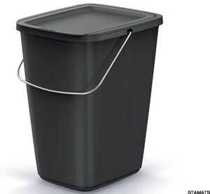 Prosperplast Odpadkový kôš COMPACTO FLAS 9 L čierny