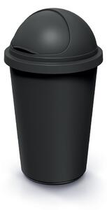 Prosperplast Odpadkový kôš COMPACTO ROLL 50 L čierny