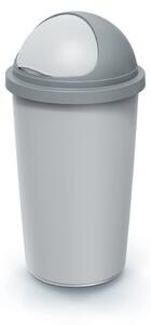 Prosperplast Odpadkový kôš COMPACTO ROLL 60 L popolavo sivý/svetlosivý
