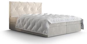 Manželská posteľ Boxspring 140 cm Athena Comfort (béžová) (s matracom a úložným priestorom). Vlastná spoľahlivá doprava až k Vám domov. 1055754