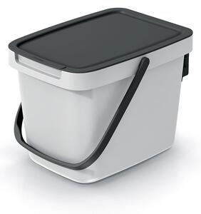 Prosperplast Odpadkový kôš System Collec 6 L s vekom popolavý