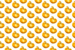 Samolepiaca tapeta zlaté jabĺčka