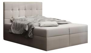 Manželská posteľ Boxspring 140 cm Duel 2 (béžová) (s matracom a úložným priestorom). Vlastná spoľahlivá doprava až k Vám domov. 1046444
