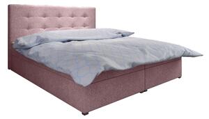 Manželská posteľ Boxspring 140 cm Fade 1 Comfort (ružová) (s matracom a úložným priestorom). Vlastná spoľahlivá doprava až k Vám domov. 1055854