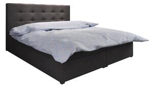 Manželská posteľ Boxspring 160 cm Fade 1 (čierna) (s matracom a úložným priestorom). Vlastná spoľahlivá doprava až k Vám domov. 1046481