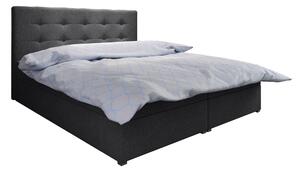 Manželská posteľ Boxspring 180 cm Fade 1 (tmavosivá) (s matracom a úložným priestorom). Vlastná spoľahlivá doprava až k Vám domov. 1046488