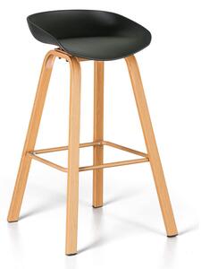 Barová stolička GERRY, čierna