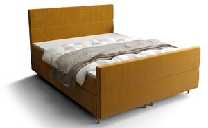 Manželská posteľ Boxspring 180 cm Flu plus (zlatá) (s matracom a úložným priestorom). Vlastná spoľahlivá doprava až k Vám domov. 1046595