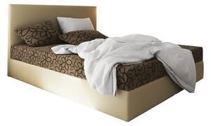 Manželská posteľ Boxspring 140 cm Lilac Comfort (vzor + béžová) (s matracom a úložným priestorom). Vlastná spoľahlivá doprava až k Vám domov. 1056062